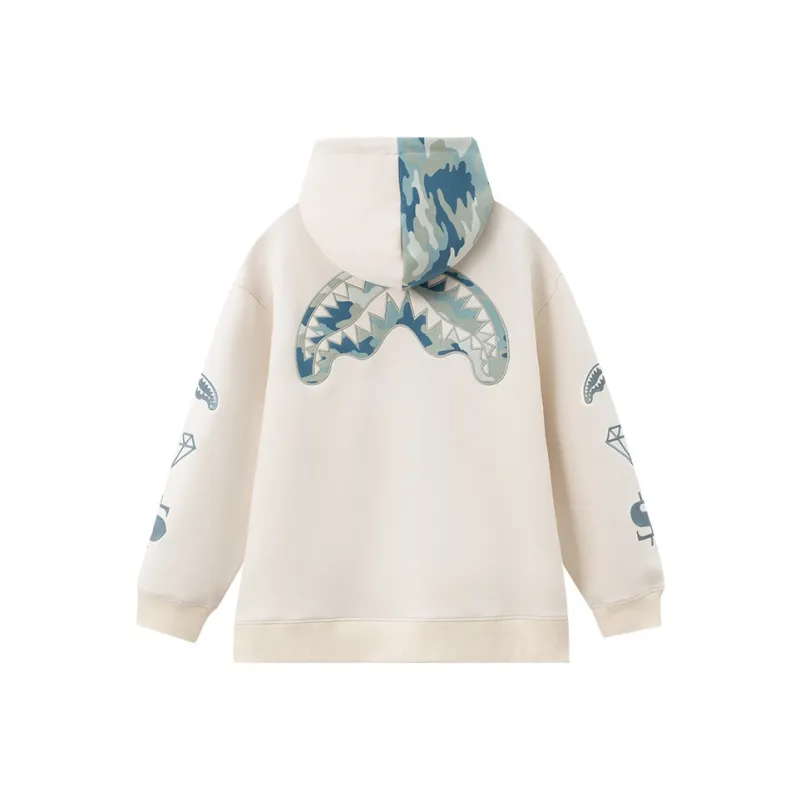 SPRAYGROUND Hooded Zip Closure Sweatshirt Unisex-0