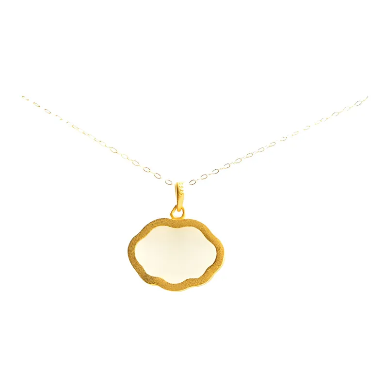 UJAT Pendants White Jade Unisex-2
