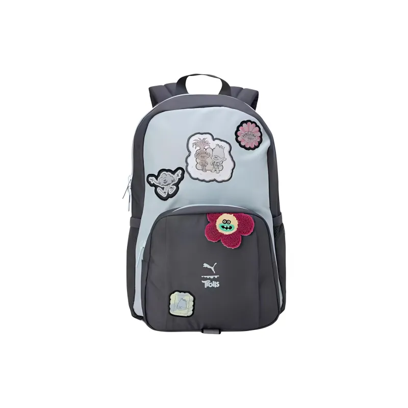 PUMA TROLLS Collaboration Polyester Backpack Men's Galaxy Gray-0