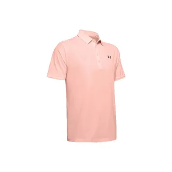 Under Armour Vented Polo Shirts Men Light Pink
