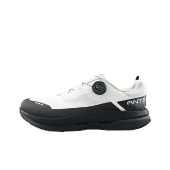 Anta Ten Thousand Miles Abrasion Resistant Support Low Top Training Shoes Men's White Black