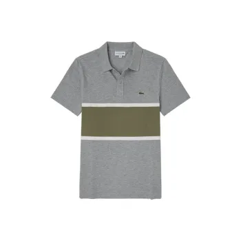 LACOSTE Polo Shirts Men Gray