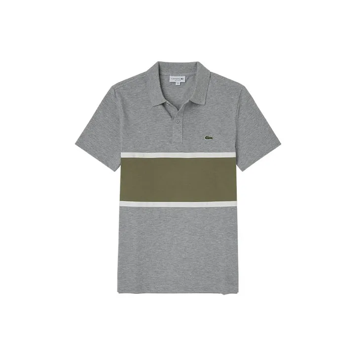 LACOSTE Polo Shirts Men Gray-0