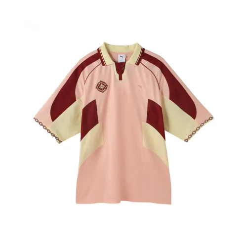 PUMA CLASSICS Polo Shirt Unisex Light Pink