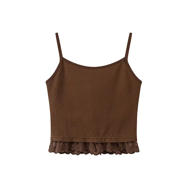 CHUU Tank Tops Women's Coffee-1