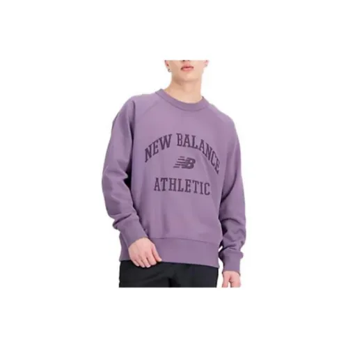 New Balance Sweatshirts Men Purple