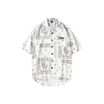 OUTDOOR PRODUCTS Shirt Men's White Base Black