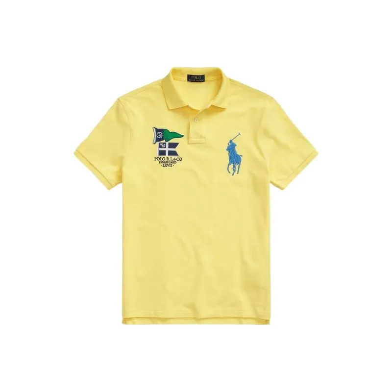Polo Ralph Lauren SS22 Polo Shirt Men's Yellow-0