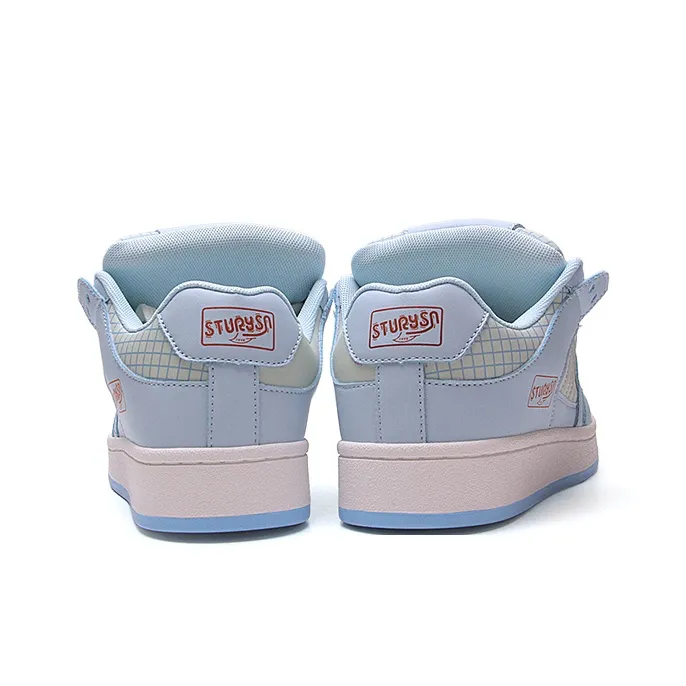 STUR YSN Low Top Skateboard Shoes Women's Moon White-4