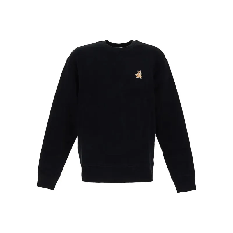 Maison Kitsune Speedy Fox Patch Crewneck Sweatshirt-0