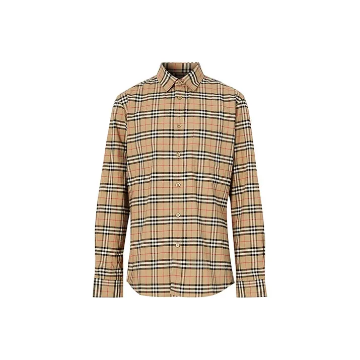 Burberry Checked Long Sleeved Shirt-0