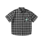 Black White Plaid (Short-Sleeved)