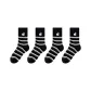 4 Pack (4 Black with White Pack)