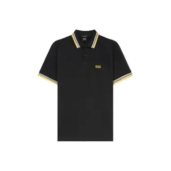 HUGO BOSS Polo Shirts Men Black