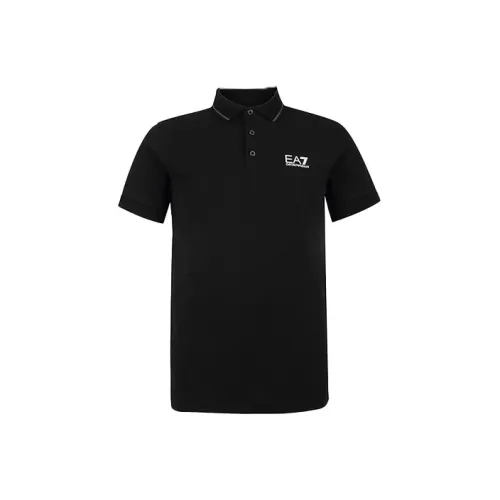 EMPORIO ARMANI EA7 Polo Shirt Men's Black