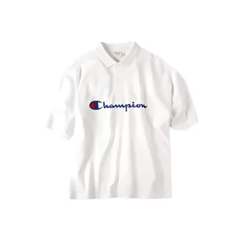 Champion Polo Shirts Unisex White