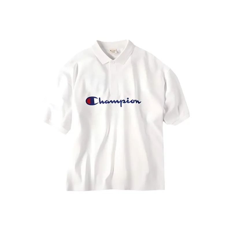 Champion Polo Shirts Unisex White-0