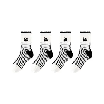 Moremoli Mid Calf Socks Women's 4 Pack