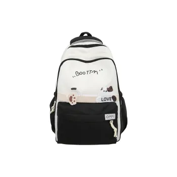 Tong Tong Rabbit Nylon Backpack Regular Women's Black/Khaki/Pink/Purple/Blue