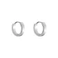 Silver Wire Hoop Earrings 1 Pair (Tubas)