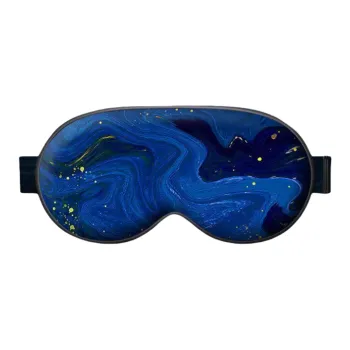 LEMONKID Fiber Eye Mask, Blue/Black/Green