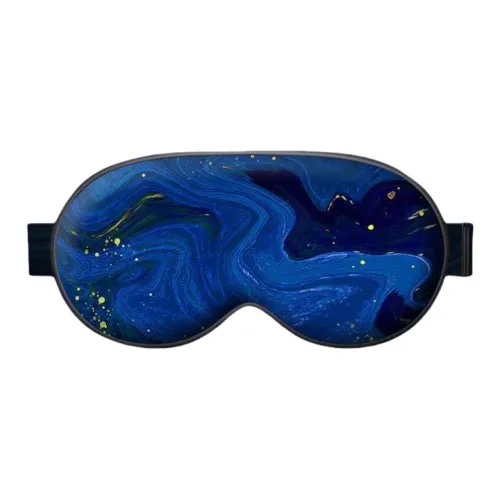LEMONKID Fiber Eye Mask, Blue/Black/Green