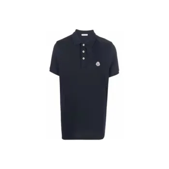 Moncler Logo Patch Short Sleeved Polo Shirt