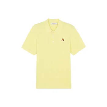 Maison Kitsune Polo Shirts Men Yellow