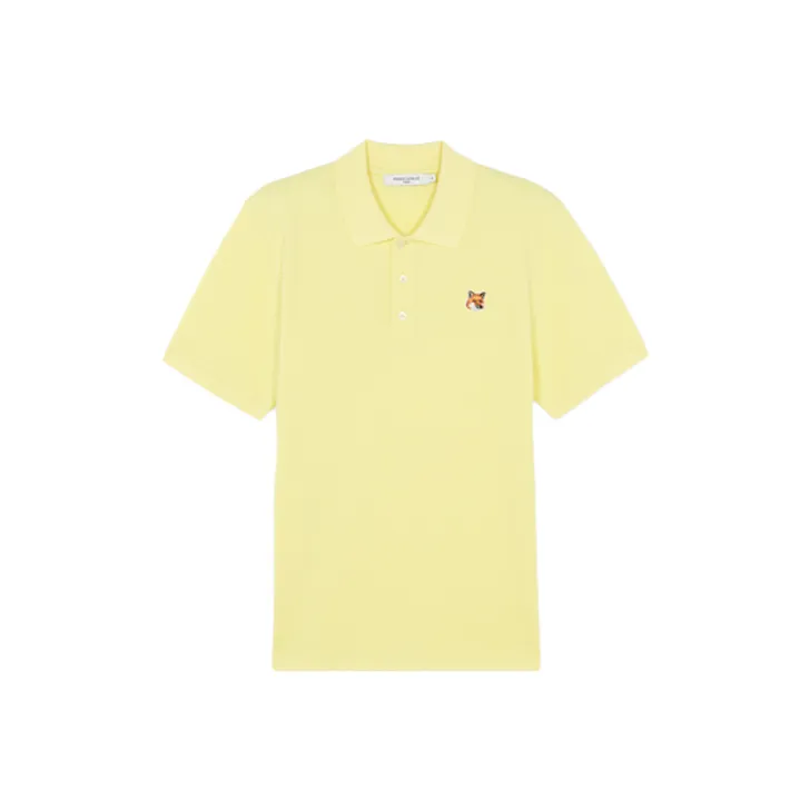 Maison Kitsune Polo Shirts Men Yellow-0