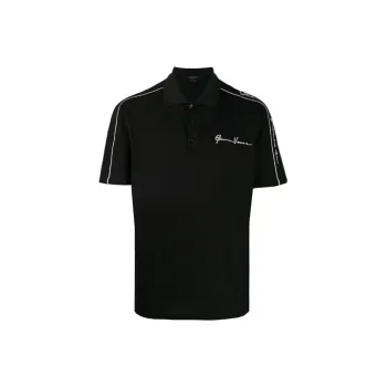 VERSACE Polo Shirts Men Black