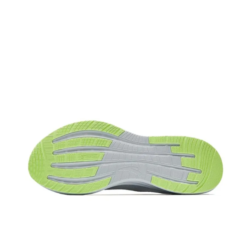 Anta Hydrogen Run 7 Slip Resistant And Breathable Low Top Casual Running Shoes Men's Gray Blue Green-4