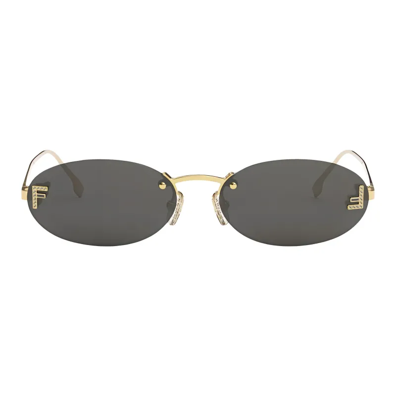FENDI Oval Frame Sunglasses-1