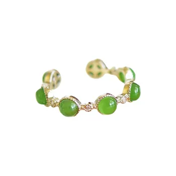 Jade Ink Love Hetian Jade Rings Jasper Women's