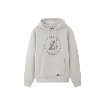 NBA Sweatshirt Unisex Light Gray White