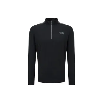 THE NORTH FACE Ice Day L/S Zip Tee Sweatshirt Men's Black