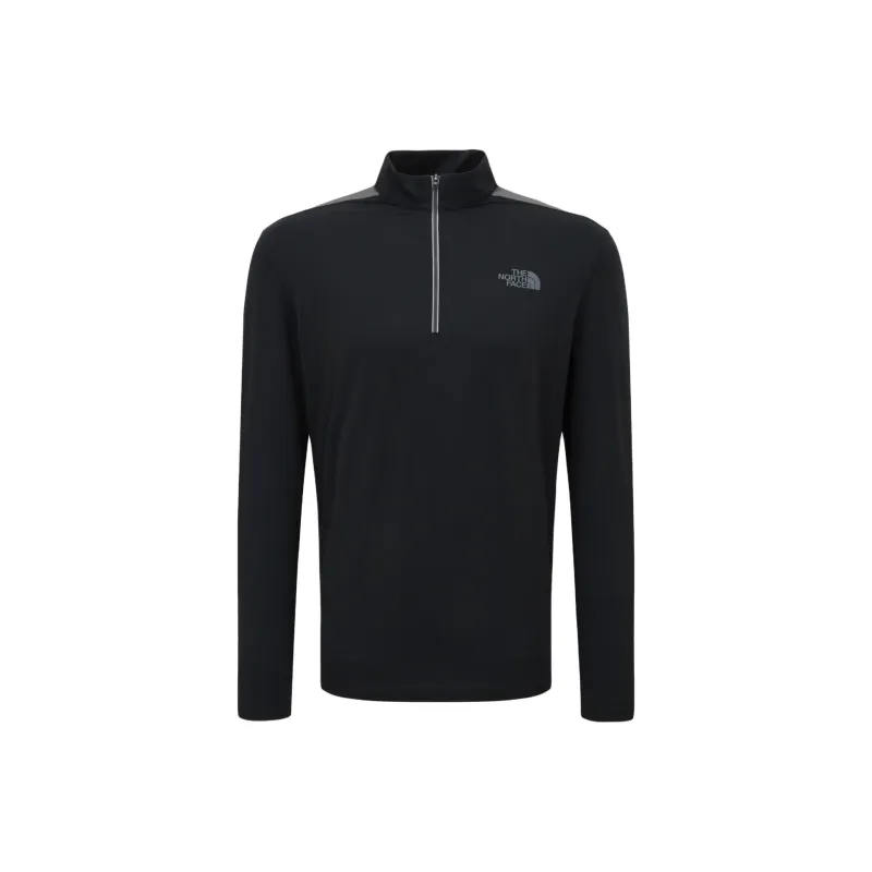 THE NORTH FACE Ice Day L/S Zip Tee Sweatshirt Men's Black-0