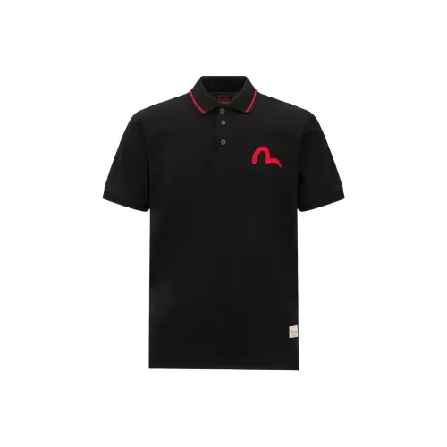 EVISU Polo Shirts Men Black