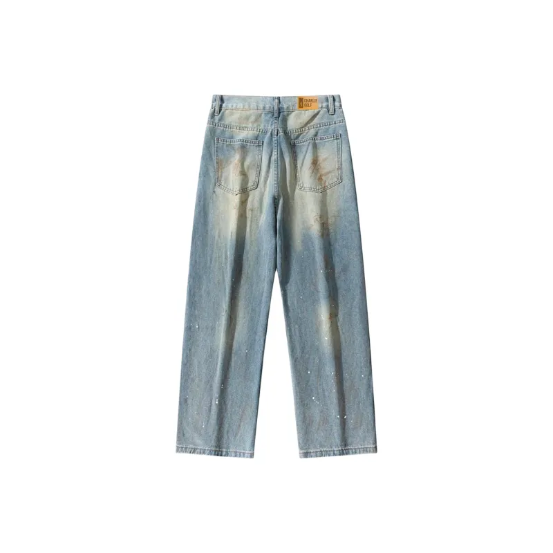 CHARLIE GOLF Jeans Unisex Light Blue-1