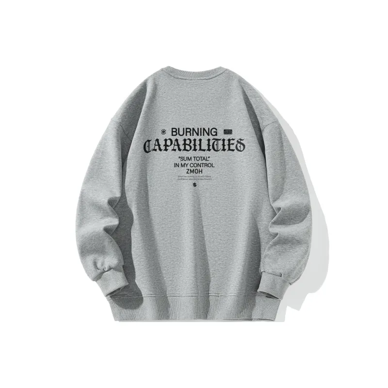 ZMOH Crewneck Sweatshirt Unisex Couple's-4