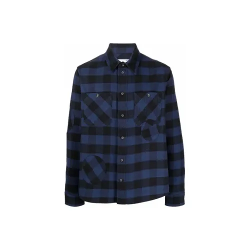 OFF-WHITE FW21 Shirts Men Blue