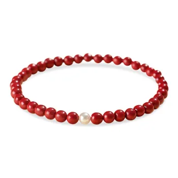CANHUI Cinnabar Smooth Sailing Beaded Bracelet Women's