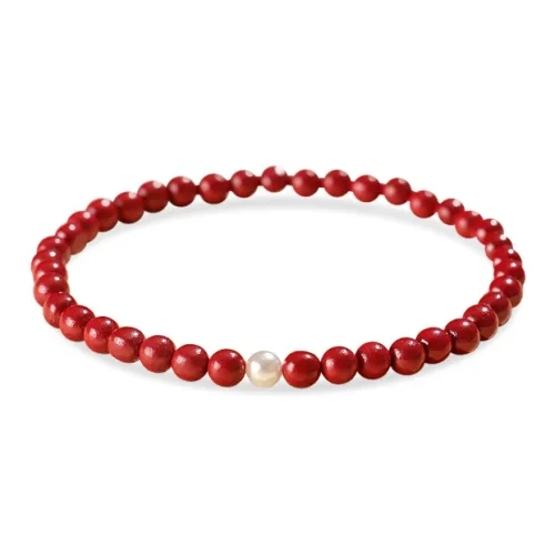 CANHUI Cinnabar Smooth Sailing Beaded Bracelet Women's
