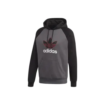 Adidas Originals 2.0 Linear Overhead Hoodie Sweatshirt Men's Dark Gray