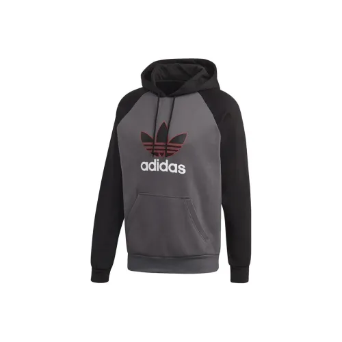 Adidas Originals 2.0 Linear Overhead Hoodie Sweatshirt Men's Dark Gray