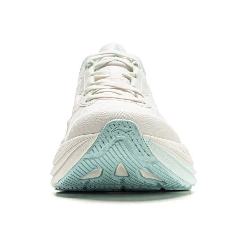 LINING Leisurely Running Shoes Women's Low Top Mist White-4