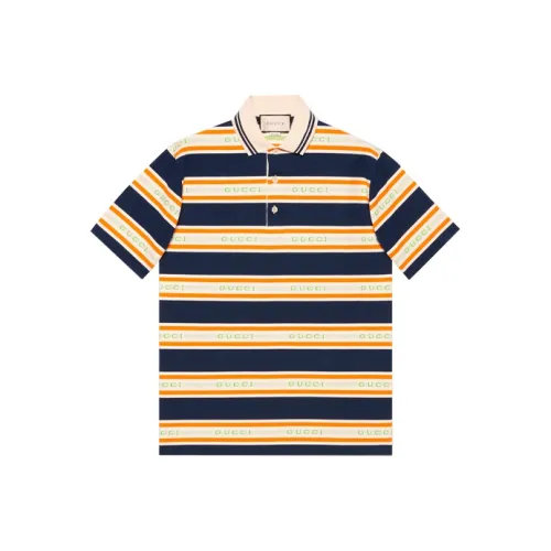 GUCCI Striped Jersey Polo