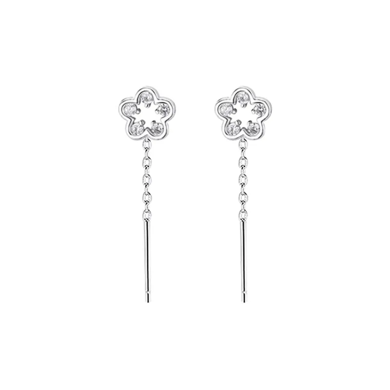 MGS 999 Fine Silver Drop Earrings Women's-0