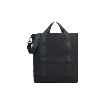 STONE ISLAND Polyester Tote Bag Shopping Bag Crossbody Bag Shoulder Bag Handbag Regular Men's Black