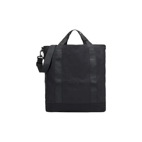 STONE ISLAND Polyester Tote Bag Shopping Bag Crossbody Bag Shoulder Bag Handbag Regular Men's Black