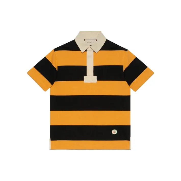GUCCI Polo Shirts Men Yellow-0